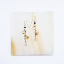 Load image into Gallery viewer, Rutilated Quartz with Sapphires (Blue &amp; Gold)
