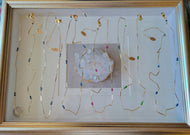 Floating Gems: Diamonds & Rubies & Sapphires (Teal, Blue, Gray, Black, Green, Pink & Gold)