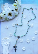 Load image into Gallery viewer, Radiate your Inner Madonna❤🙏📿: Amazonite Mary (Mint &amp; Silver &amp; Gold)
