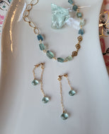 Gemstone Gold Threaders ❤ (Bridal)