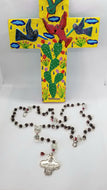 Radiate your Inner Madonna🙏📿: Keep-The-Faith Rosary (Red & Green & Silver)
