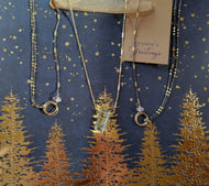 Gold Orbits: Mixed Metals (Gold & Oxidized Silver)