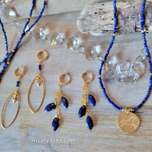 Load image into Gallery viewer, ✧ Lapis Stars: Confetti Gold or with Gold Star (blue and gold) ✧
