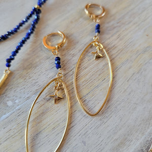 ✧ Lapis Stars: Confetti Gold or with Gold Star (blue and gold) ✧