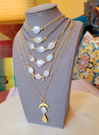Moonstone Elegance (Mixed Metal & Gold & Moonstone)