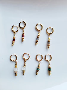 Moroccan Gemstone Classic (White & Gold & Blue & Red & Green)