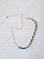 Paraiba Tourmaline Elegance (Blue Green with Gold)