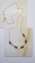 Load image into Gallery viewer, Pearly Grace (Gray Pearls &amp; Gold)
