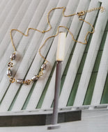 Pearly Grace (Gray Pearls & Gold)