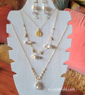 Pearly Sticks & Stones (White, Gold, Silver)