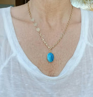 Agate Surf  🧜‍♀️🏄 (Gold & Blue)