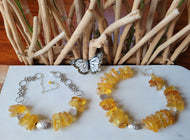 Daffodil Delight: Amber-hue Resin Statement