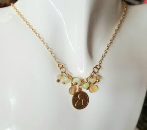 Angel in Opals (Gold)