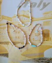 Load image into Gallery viewer, Beach Treasures IV: Shell Chokers with Pearls or Opalites 🧜‍♀️🏄
