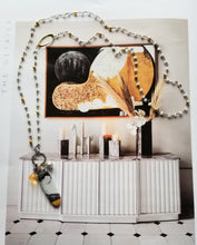 Load image into Gallery viewer, BumbleBee Jasper on Moonstone Rosary (with Yellow Citrine &amp; Fresh Water Pearl)
