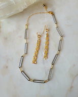 Duality: Two-Tone Classic (Gold & Oxidized Sterling)