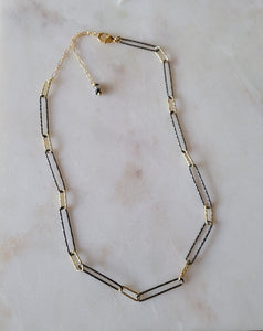 Duality: Two-Tone Classic (Gold & Oxidized Sterling)