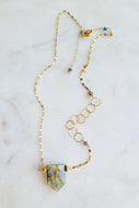 Labradorite Gold Shield II