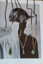 Load image into Gallery viewer, Mixed Metal with Labradorite Free Forms (Gold &amp; Oxi Silver)
