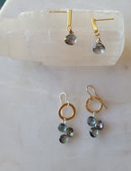 Alaskan Ice: Mystic Topaz Earrings