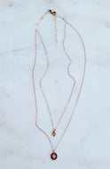 Rosegold Starburst Duo with Delicate Triangle (Minimalist)
