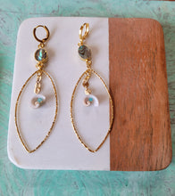 Load image into Gallery viewer, Summer Marquise (Turquoise &amp; Pearls &amp; Shells)
